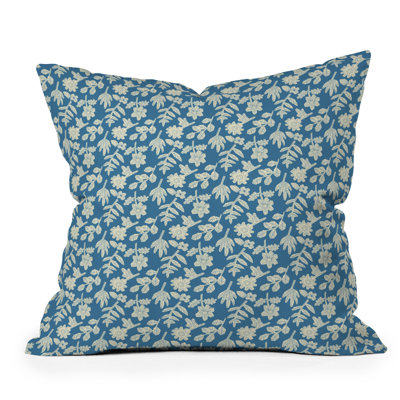Polyester Throw Square Indoor/Outdoor Pillow Cover & Insert