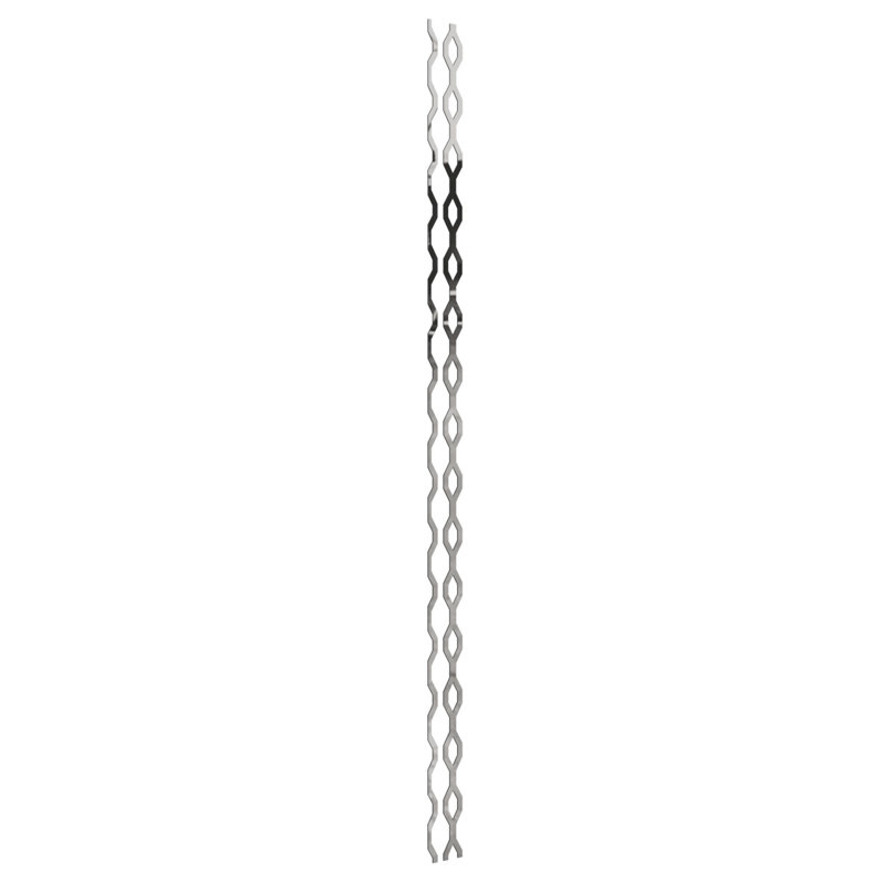 Ensemble de panneaux muraux décoratifs réglables en acrylique Wabash (paquet de 24), H 94 po x l 3 po, Argent