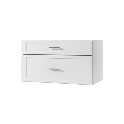 Meuble-lavabo mural simple flottant 36 po Disar
