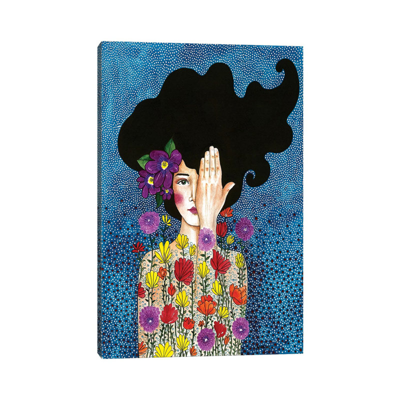 Vous avez perdu des souvenirs par Hülya Özdemir-impression d’art graphique, H 26 po x l 18 po x 1,5 po, Toile tendue