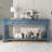 Aiyonna 63" Console Table,Entryway Table,Sofa Table with 3 functional drawers and a bottom shelf-129029597