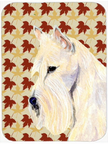 Planche à découper en verre terrier east urban home bléen écossais