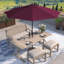 Parasol de marché octogonal Loudean-269600699