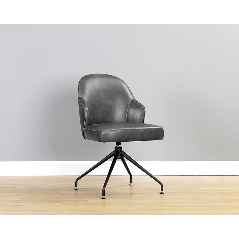 Bretta Upholstered Dining Chair, Overcast Gray