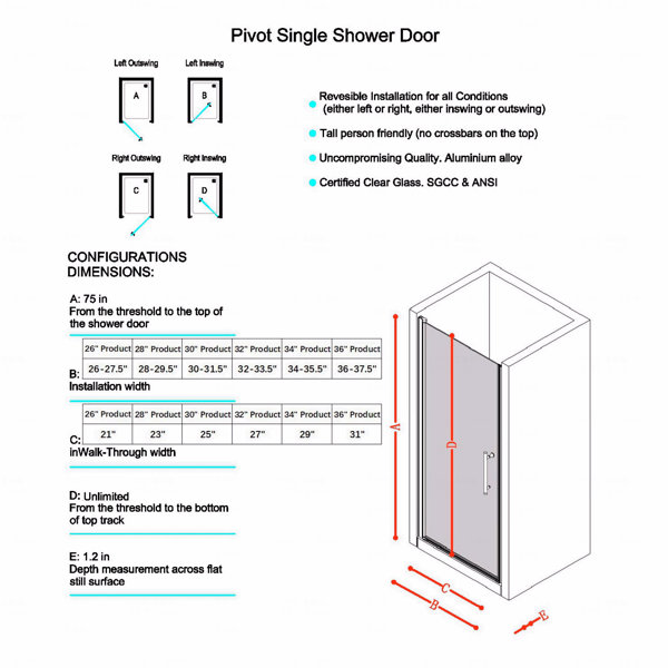 Product Dimensions