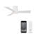 Hug 3 - Blade Smart Ceiling Fan with Remote Control and LED Light Kit Included-55354983-124361694