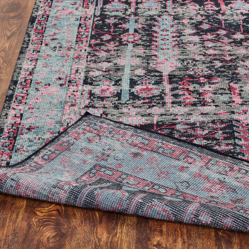 Lukin Hand Knotted Wool Oriental Area Rug, Rectangle 12' x 15'