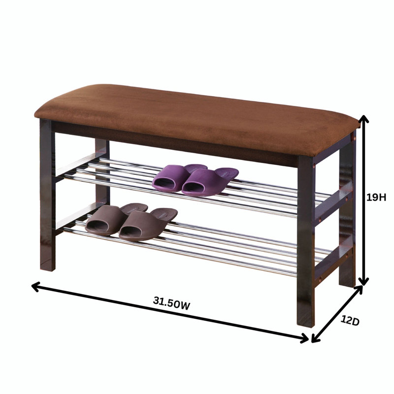 8 Pair Shoe Storage Bench