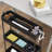 Slim Storage Cart 4 Tier, Storage Organizer Rolling Utility/ Mobile Shelving Unit Slide Out Storage Cart-1586227191