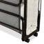 Lit pliant avec matelas à ressorts avec poche visiteur