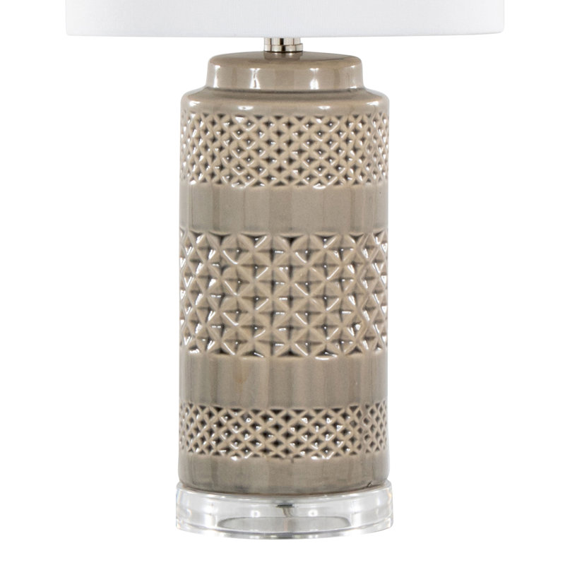 Ensemble de lampes de table Brownett, gris