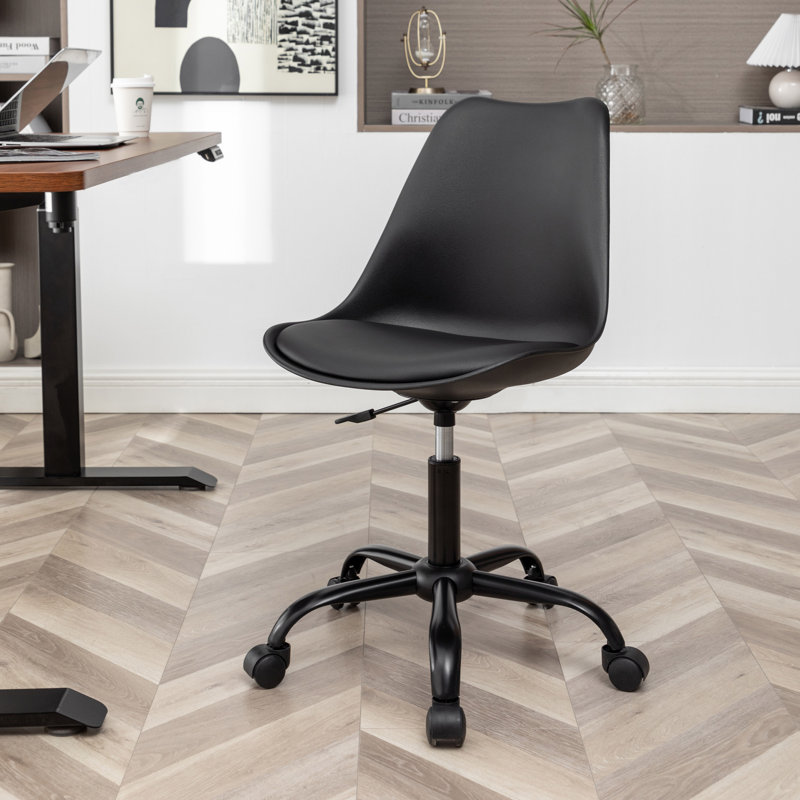 Chaise de bureau Beppina, Noir