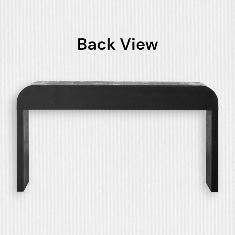 Kynlee 59'' Console Table, Antique Black