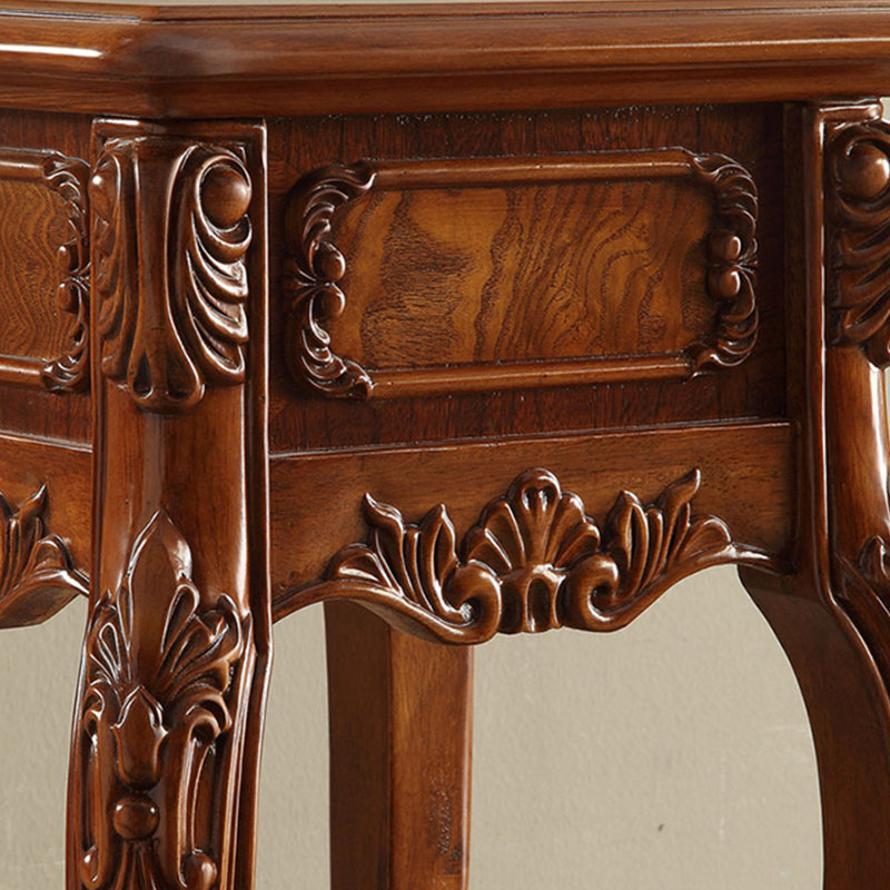 Solid wood flower shelving interior multi-layer