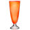 Red Rim Handmade Crystal Table Vase