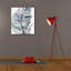 «Epic Graffiti» «Blue Feathered Palm 3» par Emma Scarvey, art mural sur toile, 26 po x 30 po-998585169