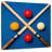 Senne Pool Ball And Sticks-109368679