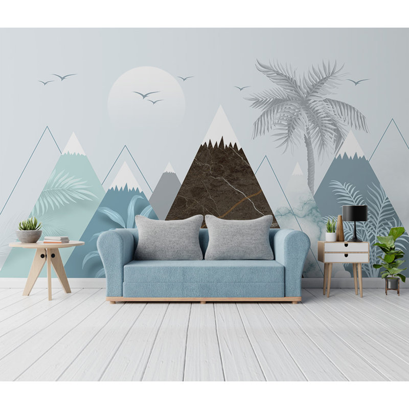Papier peint amovible Palm Tree, L 114 po x l 204 po