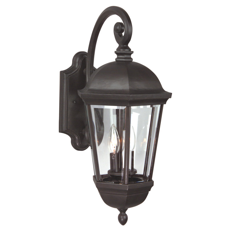 Lanterne murale d'extérieur 3 lumières Britannia, H 25,8 po x l 12 po x P 15,7 po
