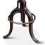 Wellington Upholstered Adjustable Stool with Metal Frame-1131727892