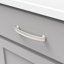 Poignée arche American Diner Collection - 5-1 / 16 po Poignée d'armoire centre à centre noir mat - Quincaillerie transitionnelle et traditionnelle pour tiroirs et armoires-116399452-93569584