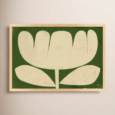 Flower on Green Painting