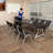 96 in. L Plastic / Acrylic Rectangular Banquet Table-53881580