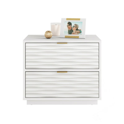 Stylish And Practical Side Table With Spacious Drawers