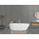 12" x 12" Matte Porcelain Mesh-Mounted Mosaic Wall & Floor Tile