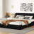 Queen Size Upholstered Platform Bed-1841140238