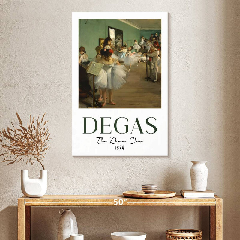 Affiche d'exposition The Hollifield Class 1874 Degas, H 39 po x l 26 po