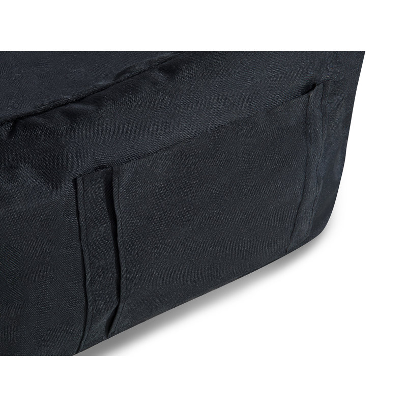 Siesta Refillable Bean Bag Chair & Lounger, Black
