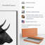 «Charging Black Bull» sur toile-1701085883