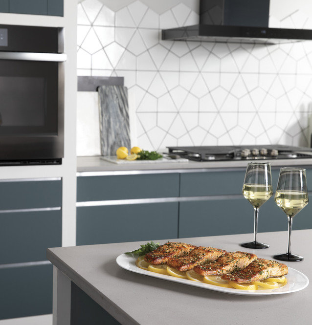 GE Profile Smart Appliances Built-in 26.75" Self-Cleaning Convection Electric Double Wall Oven, Stainless Steel