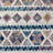 10' Ivory Geometric Power Loom Runner Rug