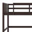 Lit mezzanine simple en bois massif avec échelle Kaman-274072876