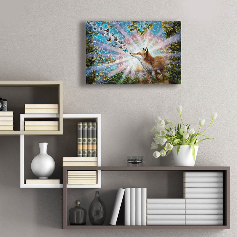  «Sacred Curiosity» par Verena, art mural en verre acrylique, H 16 po x l 24 po