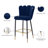 Sonette Upholstered Counter Stool with Metal Frame-1080848126