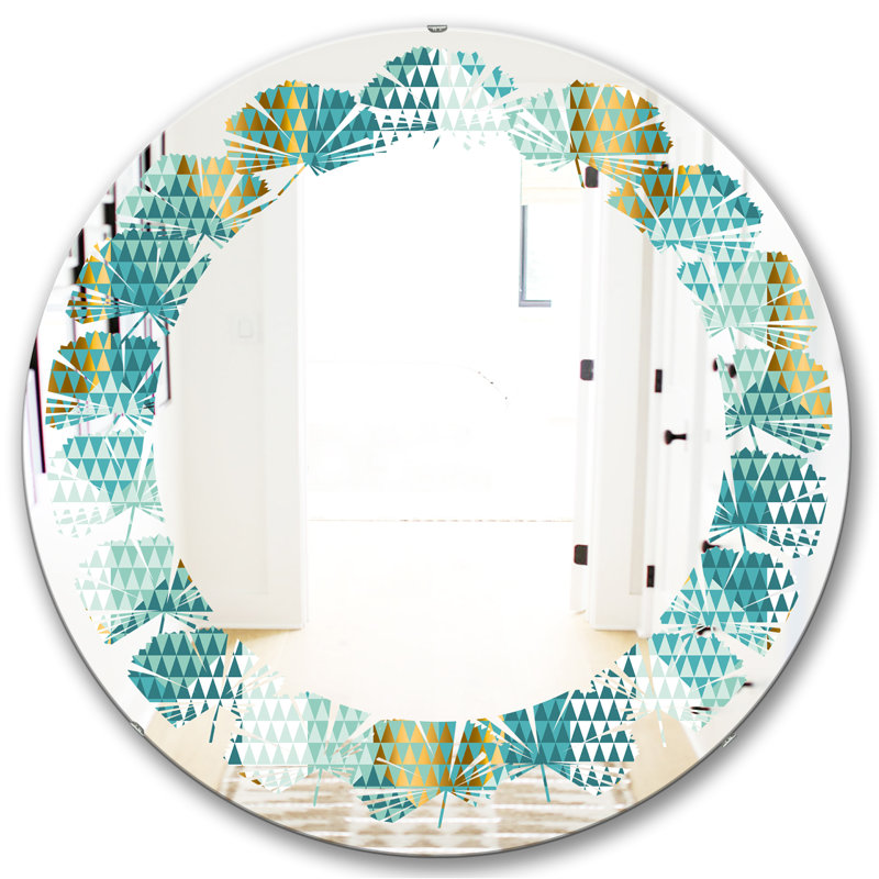 Miroir mural Leaves, H 31,5 po x l po