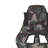 Gaming Chair with Footrest Fabric-712762746