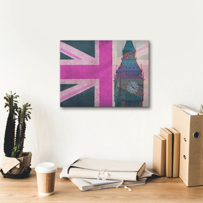 Epic Graffiti 'London Calling' by Brittany Evans Canvas Wall Art, 16" x 12"