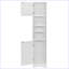 Armoire de rangement multi-fonctionnelle avec deux portes et tablettes réglables-677639703