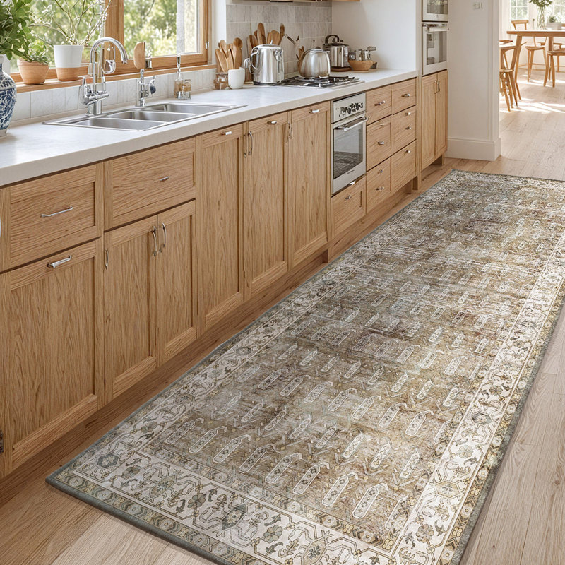 Tapis de couloir lavable à la machine, Tapis de couloir 3 pi x 8 pi