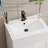 24" Intergrated Sink Top, Zinc Alloy Faucet, Solid Brass Pop up Drain