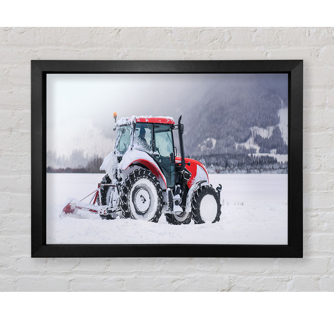 Tractor In The Snow