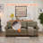 Classic Living Room Nails Sofa Faux Leather-253017794-253017793