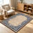 Blue & Beige carpet-easy to clean, machine-washable, soft and comfortable; suitable for door mats, kitchens, living rooms, bedrooms, corridors, and laundry areas. Easy to clean, durable carpet for home decoration.-1635963503