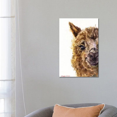 Llama by George Dyachenko - Wrapped Canvas Print