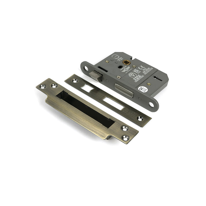Sash Lock, Aged Brass