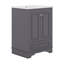 Meuble-lavabo autoportant avec tablettes réglables Modern-116925758-116925754